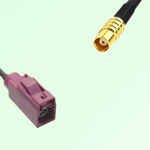 FAKRA SMB D 4004 bordeaux Female Jack to MCX Female Jack Cable FAKRA SMB D 4004 bordeaux Female Jack to MCX Female Jack Cable