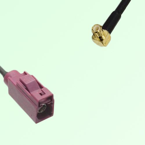 FAKRA SMB D 4004 bordeaux Female Jack to MCX Male Plug RA Cable FAKRA SMB D 4004 bordeaux Female Jack to MCX Male Plug RA Cable
