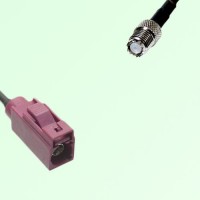 FAKRA SMB D 4004 bordeaux Female Jack to Mini UHF Female Jack Cable FAKRA SMB D 4004 bordeaux Female Jack to Mini UHF Female Jack Cable