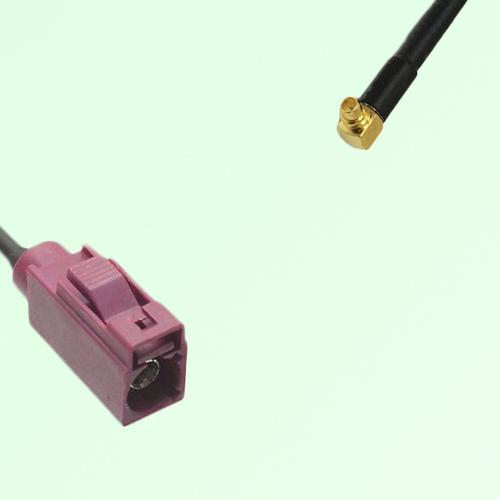 FAKRA SMB D 4004 bordeaux Female Jack to MMCX Male Plug RA Cable FAKRA SMB D 4004 bordeaux Female Jack to MMCX Male Plug RA Cable