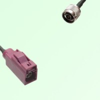 FAKRA SMB D 4004 bordeaux Female Jack to N Male Plug Cable FAKRA SMB D 4004 bordeaux Female Jack to N Male Plug Cable