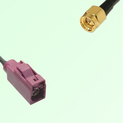 FAKRA SMB D 4004 bordeaux Female Jack to SMA Male Plug Cable FAKRA SMB D 4004 bordeaux Female Jack to SMA Male Plug Cable