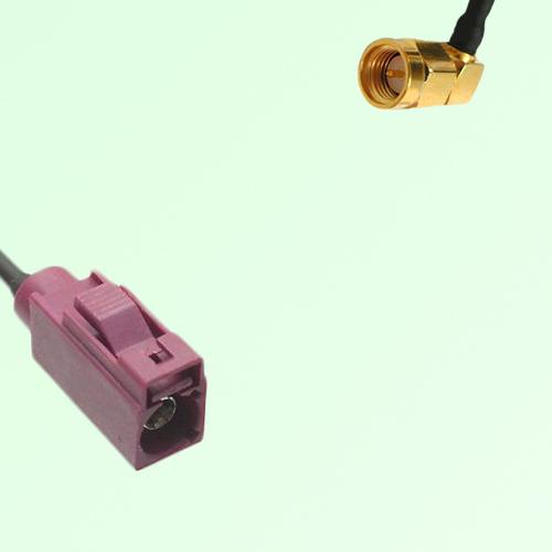FAKRA SMB D 4004 bordeaux Female Jack to SMA Male Plug RA Cable FAKRA SMB D 4004 bordeaux Female Jack to SMA Male Plug RA Cable