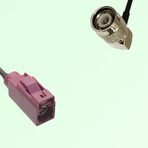 FAKRA SMB D 4004 bordeaux Female Jack to TNC Male Plug RA Cable FAKRA SMB D 4004 bordeaux Female Jack to TNC Male Plug RA Cable
