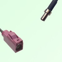 FAKRA SMB D 4004 bordeaux Female Jack to TS9 Male Plug Cable FAKRA SMB D 4004 bordeaux Female Jack to TS9 Male Plug Cable