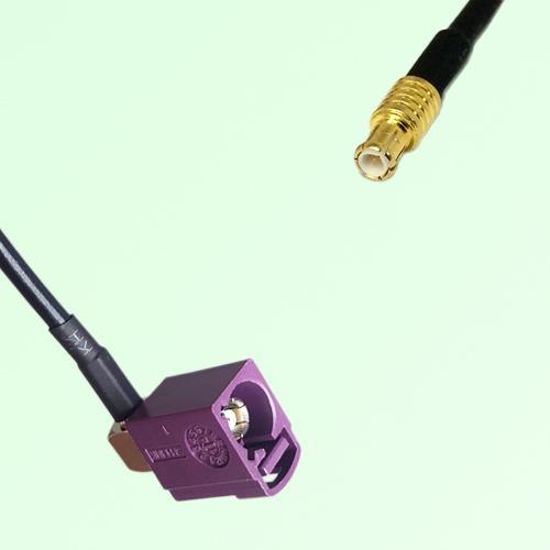 FAKRA SMB D 4004 bordeaux Female Jack RA to MCX Male Plug Cable