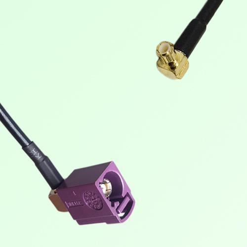 FAKRA SMB D 4004 bordeaux Female Jack RA to MCX Male Plug RA Cable FAKRA SMB D 4004 bordeaux Female Jack RA to MCX Male Plug RA Cable