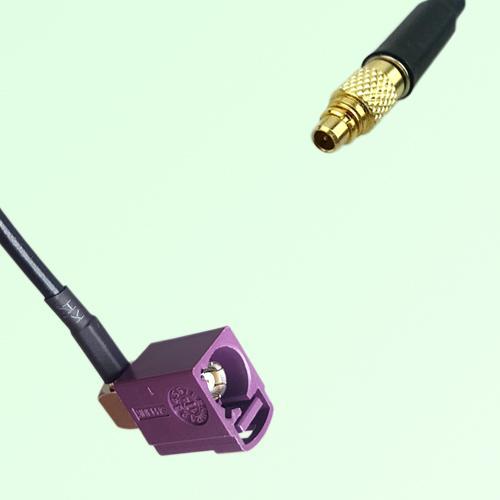 FAKRA SMB D 4004 bordeaux Female Jack RA to MMCX Male Plug Cable