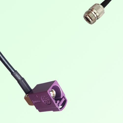 FAKRA SMB D 4004 bordeaux Female Jack RA to N Female Jack Cable FAKRA SMB D 4004 bordeaux Female Jack RA to N Female Jack Cable