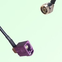FAKRA SMB D 4004 bordeaux Female Jack RA to N Male Plug RA Cable FAKRA SMB D 4004 bordeaux Female Jack RA to N Male Plug RA Cable