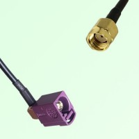 FAKRA SMB D 4004 bordeaux Female Jack RA to RP SMA Male Plug Cable FAKRA SMB D 4004 bordeaux Female Jack RA to RP SMA Male Plug Cable