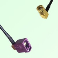 FAKRA SMB D 4004 bordeaux Female Jack RA to RP SMA Male Plug RA Cable FAKRA SMB D 4004 bordeaux Female Jack RA to RP SMA Male Plug RA Cable