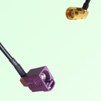 FAKRA SMB D 4004 bordeaux Female Jack RA to SMA Male Plug RA Cable FAKRA SMB D 4004 bordeaux Female Jack RA to SMA Male Plug RA Cable