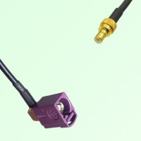 FAKRA SMB D 4004 bordeaux Female Jack RA to SMB Male Plug Cable FAKRA SMB D 4004 bordeaux Female Jack RA to SMB Male Plug Cable