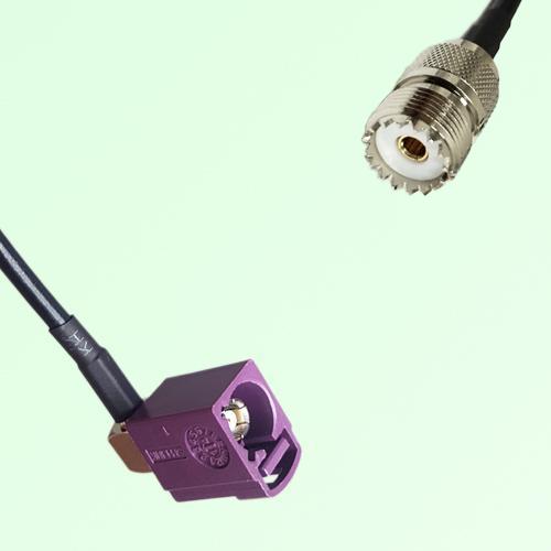 FAKRA SMB D 4004 bordeaux Female Jack RA to UHF Female Jack Cable FAKRA SMB D 4004 bordeaux Female Jack RA to UHF Female Jack Cable