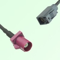 FAKRA SMB D 4004 bordeaux Male Plug to G 7031 grey Female Jack Cable FAKRA SMB D 4004 bordeaux Male Plug to G 7031 grey Female Jack Cable