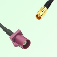 FAKRA SMB D 4004 bordeaux Male Plug to MCX Female Jack Cable FAKRA SMB D 4004 bordeaux Male Plug to MCX Female Jack Cable