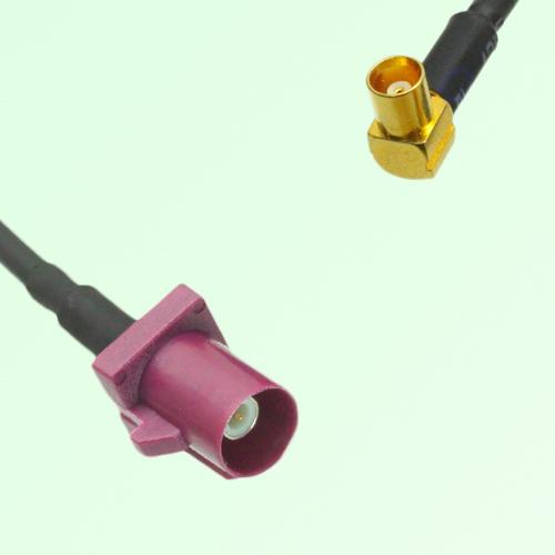 FAKRA SMB D 4004 bordeaux Male Plug to MCX Female Jack RA Cable