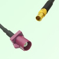 FAKRA SMB D 4004 bordeaux Male Plug to MMCX Female Jack Cable FAKRA SMB D 4004 bordeaux Male Plug to MMCX Female Jack Cable
