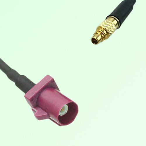 FAKRA SMB D 4004 bordeaux Male Plug to MMCX Male Plug Cable