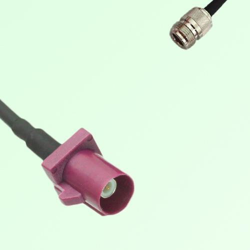 FAKRA SMB D 4004 bordeaux Male Plug to N Female Jack Cable FAKRA SMB D 4004 bordeaux Male Plug to N Female Jack Cable