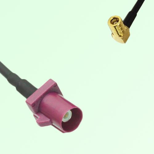 FAKRA SMB D 4004 bordeaux Male Plug to SMB Female Jack RA Cable