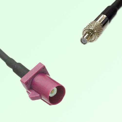 FAKRA SMB D 4004 bordeaux Male Plug to TS9 Female Jack Cable