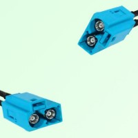 FAKRA SMB Double Z Female Jack to FAKRA SMB Double Z Female Jack Cable