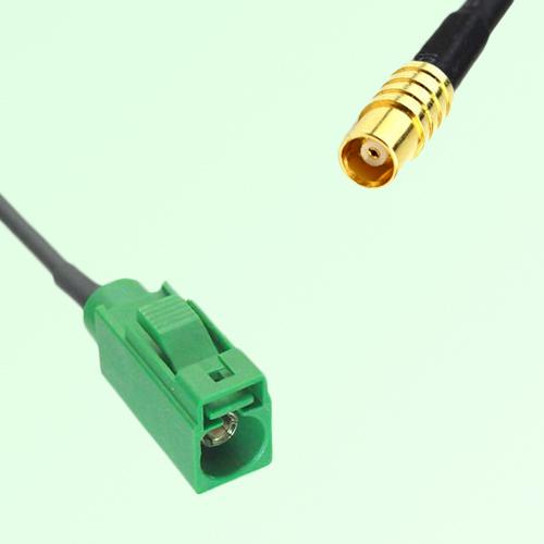 FAKRA SMB E 6002 green Female Jack to MCX Female Jack Cable FAKRA SMB E 6002 green Female Jack to MCX Female Jack Cable