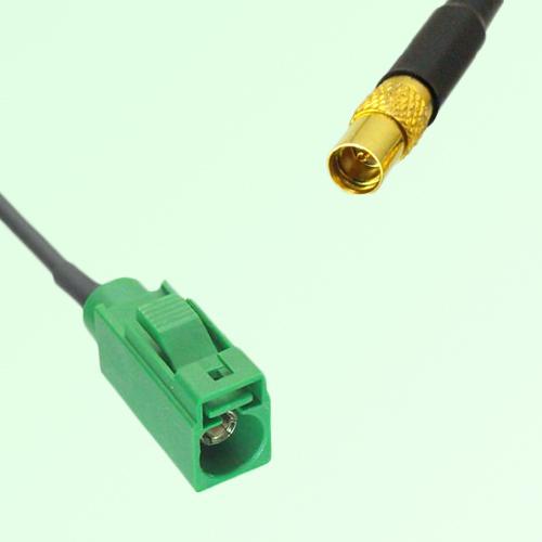 FAKRA SMB E 6002 green Female Jack to MMCX Female Jack Cable FAKRA SMB E 6002 green Female Jack to MMCX Female Jack Cable