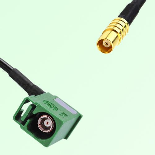 FAKRA SMB E 6002 green Female Jack RA to MCX Female Jack Cable FAKRA SMB E 6002 green Female Jack RA to MCX Female Jack Cable