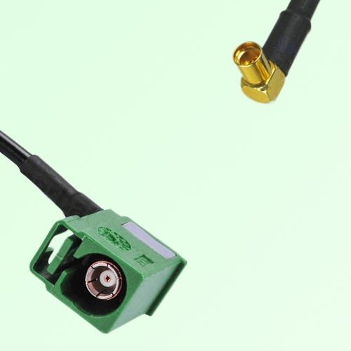 FAKRA SMB E 6002 green Female Jack RA to MMCX Female Jack RA Cable FAKRA SMB E 6002 green Female Jack RA to MMCX Female Jack RA Cable