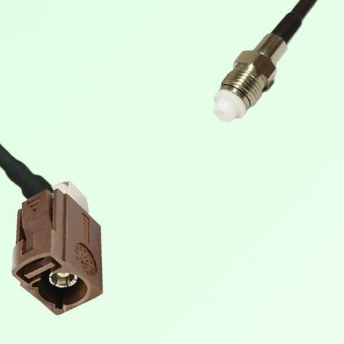 FAKRA SMB F 8011 brown Female Jack RA to FME Female Jack Cable FAKRA SMB F 8011 brown Female Jack RA to FME Female Jack Cable