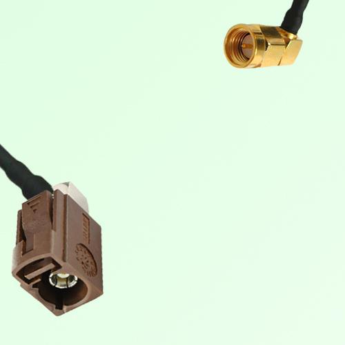 FAKRA SMB F 8011 brown Female Jack RA to SMA Male Plug RA Cable FAKRA SMB F 8011 brown Female Jack RA to SMA Male Plug RA Cable