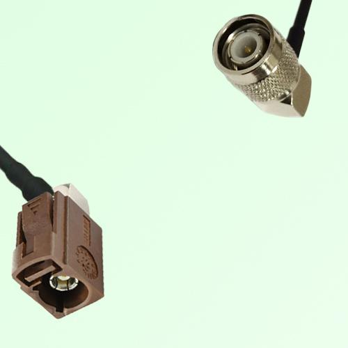 FAKRA SMB F 8011 brown Female Jack RA to TNC Male Plug RA Cable FAKRA SMB F 8011 brown Female Jack RA to TNC Male Plug RA Cable