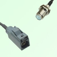 FAKRA SMB G 7031 grey Female Jack to F Bulkhead Female Jack Cable FAKRA SMB G 7031 grey Female Jack to F Bulkhead Female Jack Cable