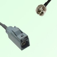 FAKRA SMB G 7031 grey Female Jack to F Male Plug Cable FAKRA SMB G 7031 grey Female Jack to F Male Plug Cable