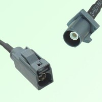 FAKRA SMB G 7031 grey Female Jack to G 7031 grey Male Plug Cable