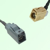 FAKRA SMB G 7031 grey Female Jack to I 1001 beige Female Jack RA Cable FAKRA SMB G 7031 grey Female Jack to I 1001 beige Female Jack RA Cable