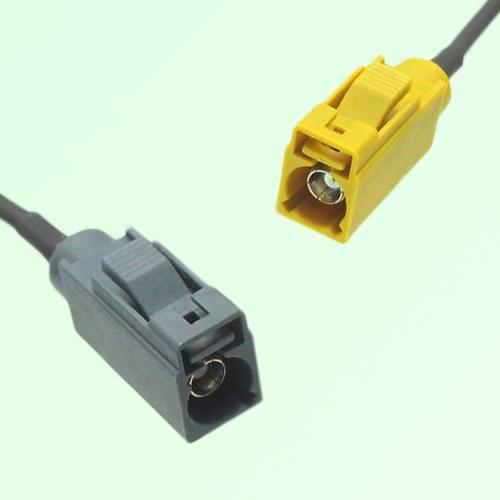 FAKRA SMB G 7031 grey Female Jack to K 1027 Curry Female Jack Cable FAKRA SMB G 7031 grey Female Jack to K 1027 Curry Female Jack Cable