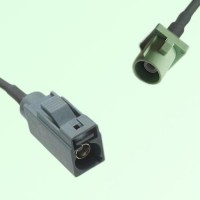 FAKRA SMB G 7031 grey Female Jack to N 6019 pastel green Male Cable