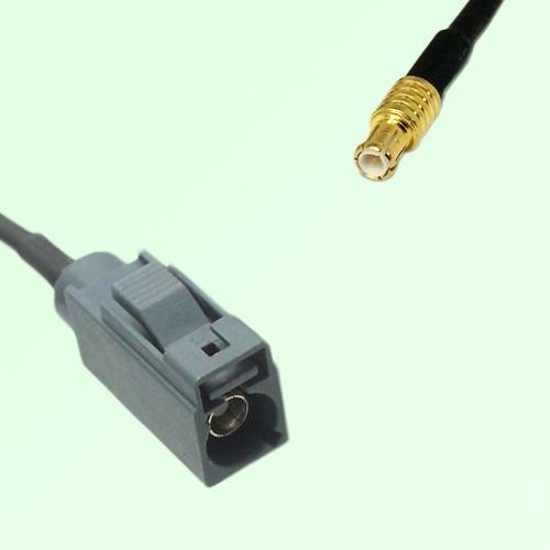 FAKRA SMB G 7031 grey Female Jack to MCX Male Plug Cable