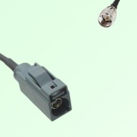 FAKRA SMB G 7031 grey Female Jack to Mini UHF Male Plug Cable