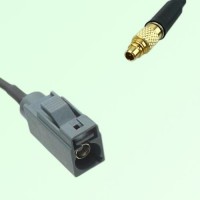 FAKRA SMB G 7031 grey Female Jack to MMCX Male Plug Cable
