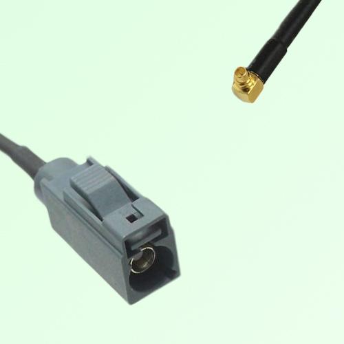 FAKRA SMB G 7031 grey Female Jack to MMCX Male Plug Right Angle Cable