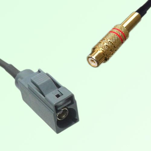 FAKRA SMB G 7031 grey Female Jack to RCA Female Jack Cable FAKRA SMB G 7031 grey Female Jack to RCA Female Jack Cable