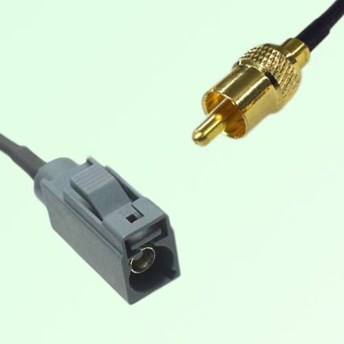 FAKRA SMB G 7031 grey Female Jack to RCA Male Plug Cable FAKRA SMB G 7031 grey Female Jack to RCA Male Plug Cable