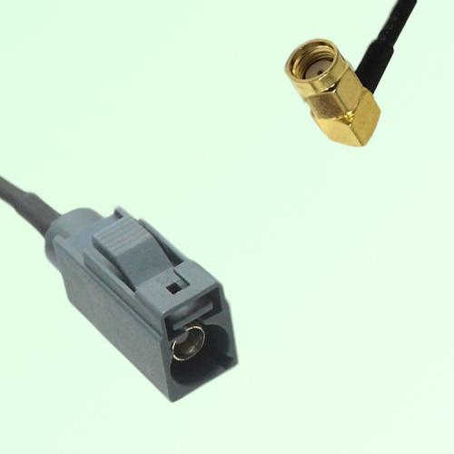 FAKRA SMB G 7031 grey Female Jack to RP SMA Male Plug RA Cable
