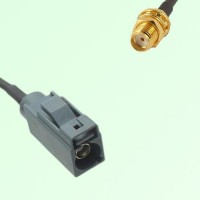 FAKRA SMB G 7031 grey Female Jack to SMA Bulkhead Female Jack Cable FAKRA SMB G 7031 grey Female Jack to SMA Bulkhead Female Jack Cable