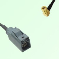 FAKRA SMB G 7031 grey Female Jack to SMB Female Jack Right Angle Cable FAKRA SMB G 7031 grey Female Jack to SMB Female Jack Right Angle Cable